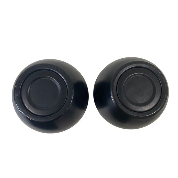 Rae Dunn Black Halloween SPOOKY & BOO black drinkware cups Tumblers - Picture 3 of 8